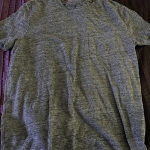 Lucky Brand Heather Gray Short Sleeve Tee -Mens Medium